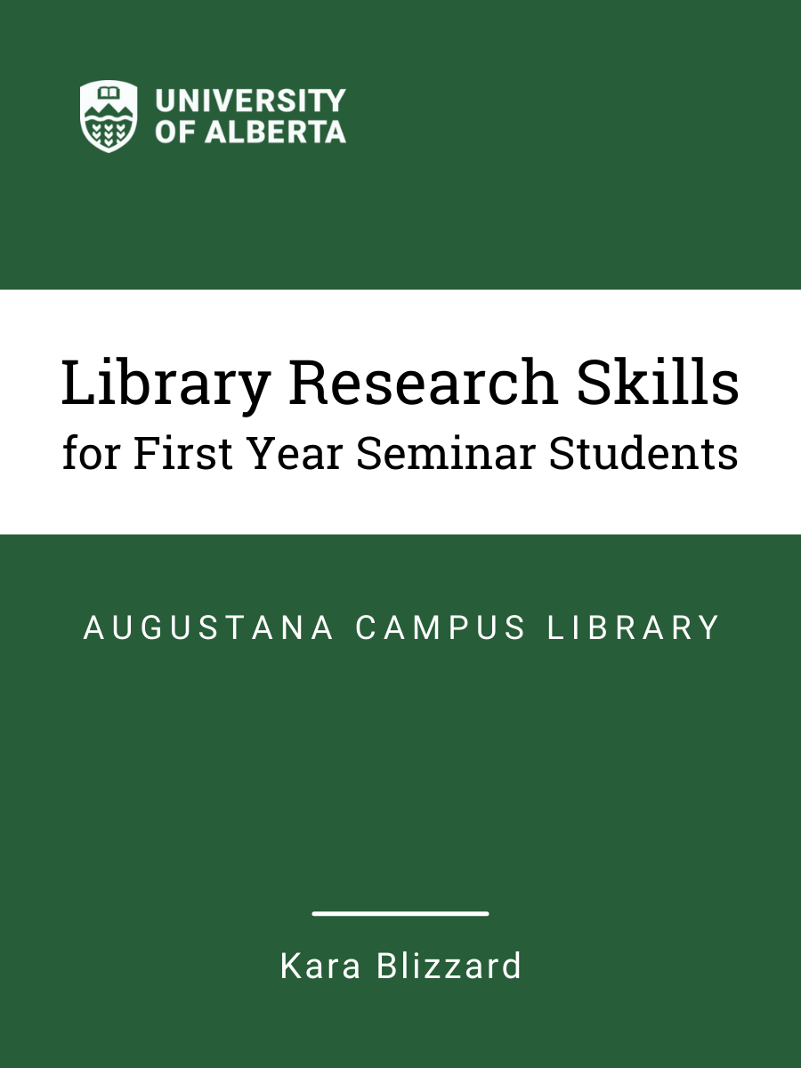 Cover image for Library Research Skills for First Year Seminar Students