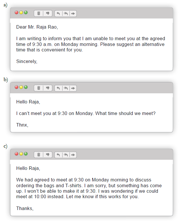 Emails to Raja Rao