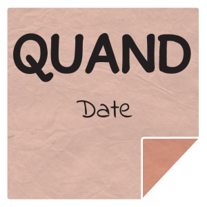 Quand - Date