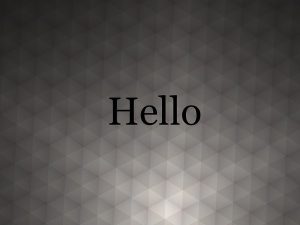 HELLO image