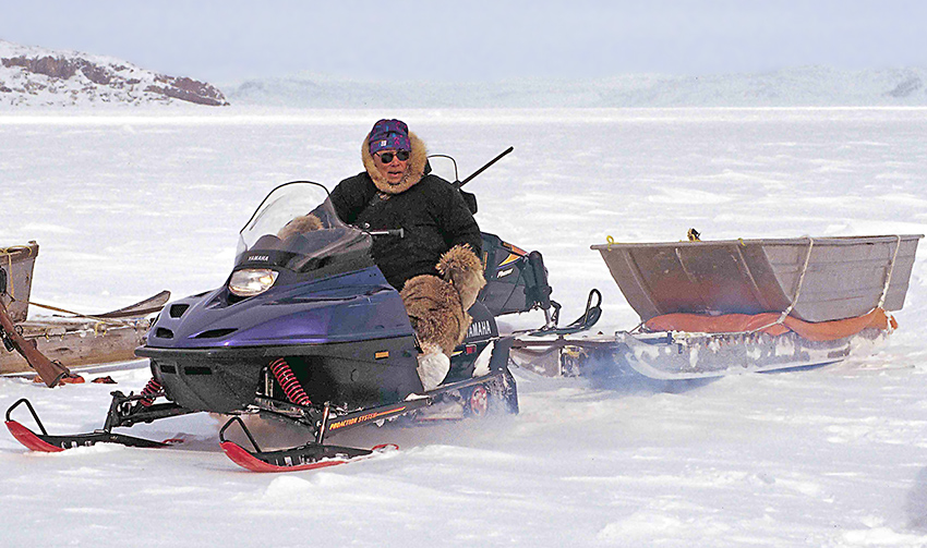 Photo of seal hunter.