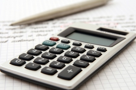 Image of a business calculator