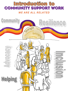 Introduction to Community Support Work book cover