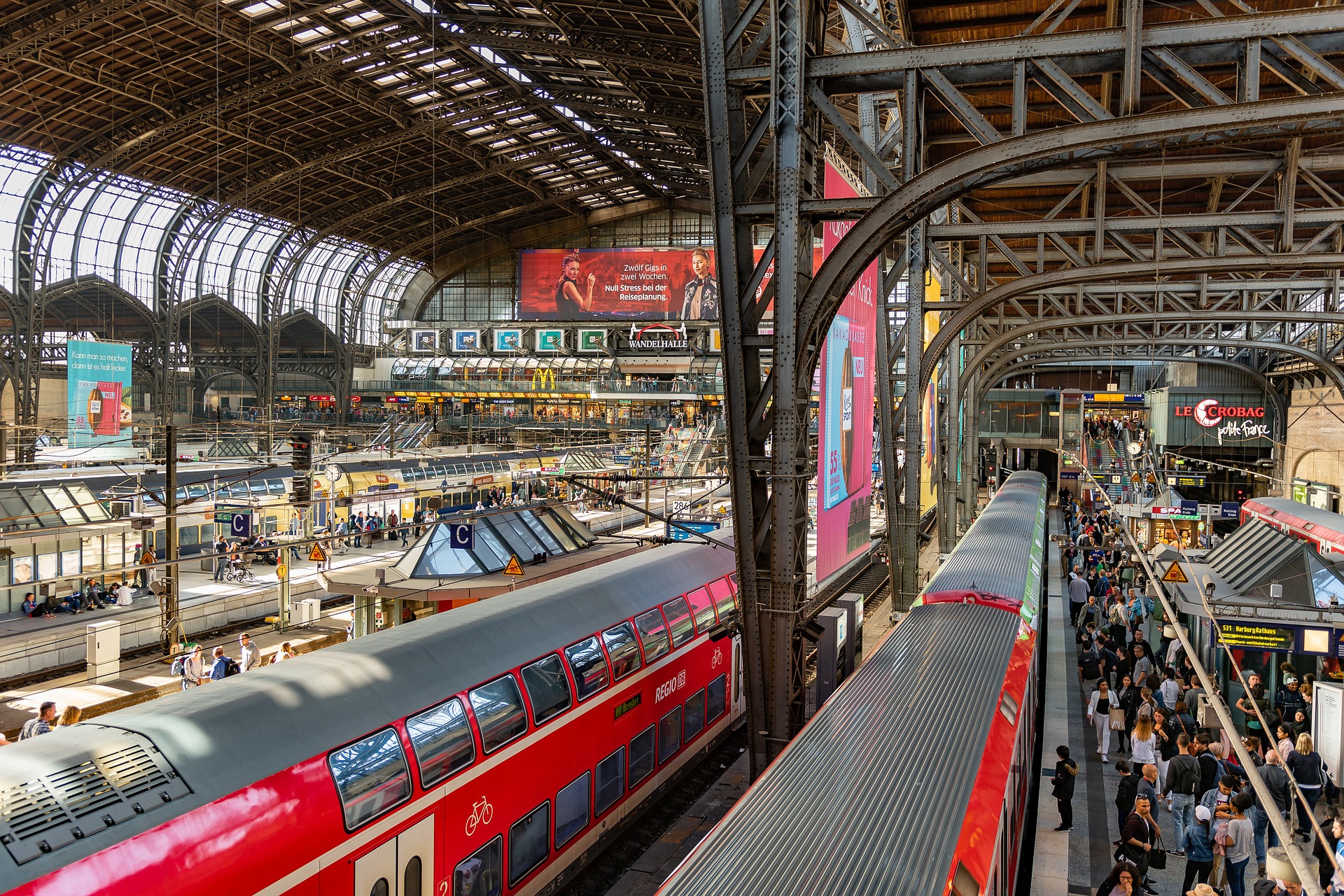 Hauptbahnhof in Hamburg