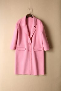 pink coat