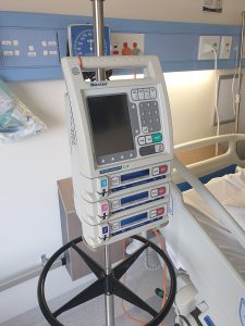 Image of an IV pump