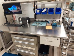 image of the assembly area of the MDRA