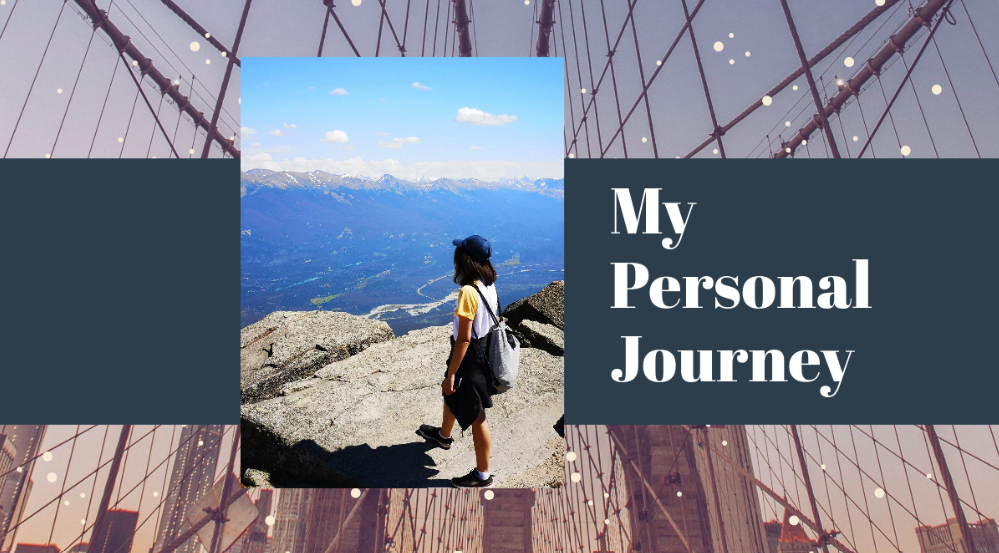 The purpose of this image is to highlight how a student used images to document their personal learning journey