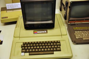 Apple II personal computer with separate keyboard and monitor