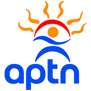 Logo of the Aboriginal Peoples Television Network (APTN)