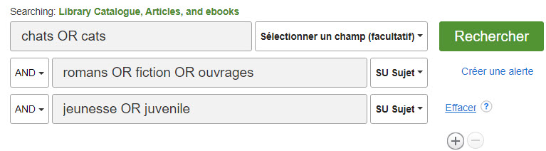 Recherche dans le catalogue sur les livres jeunesse sur les chats