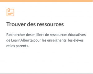 Trouver des ressources