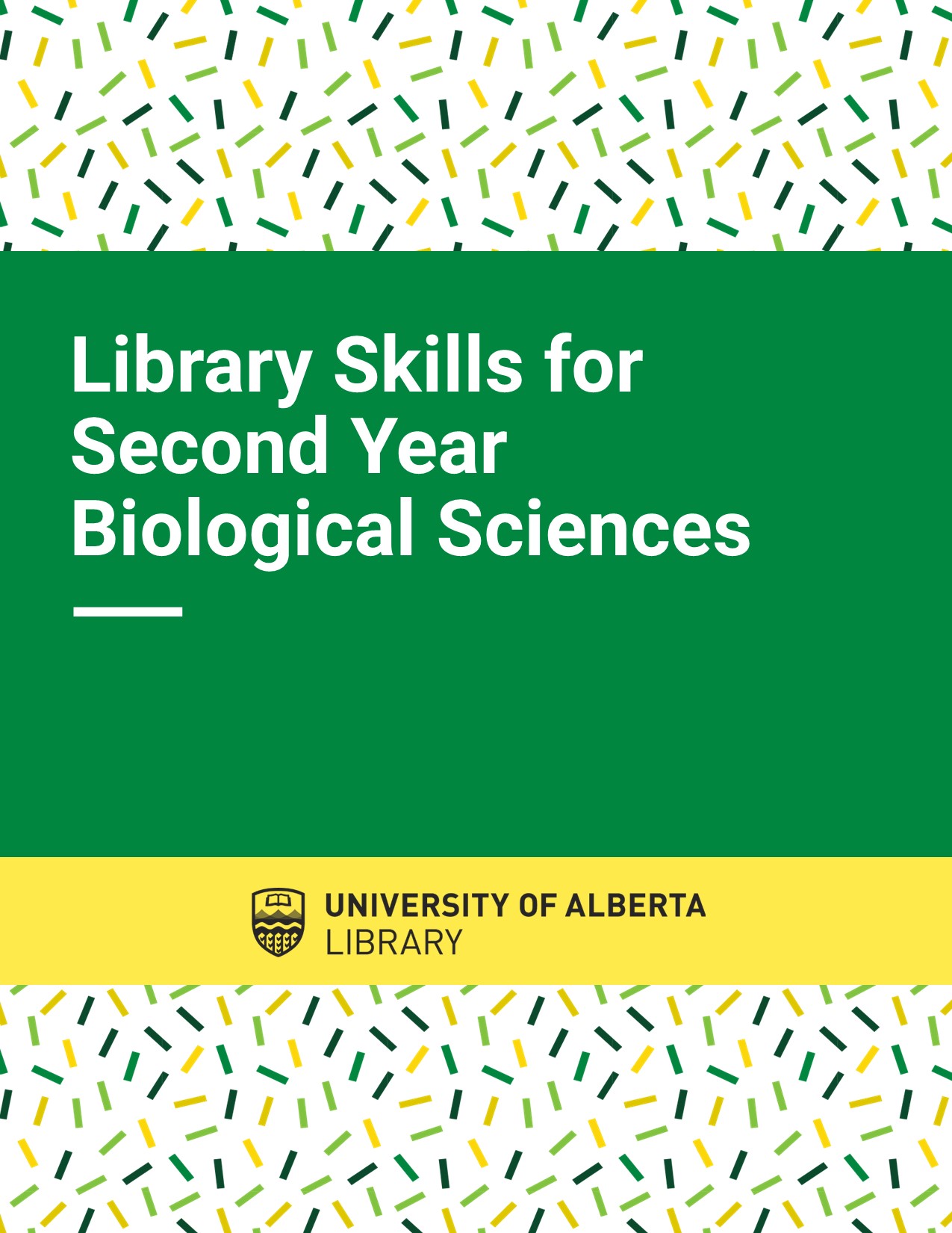 Cover image for Library Skills for 2nd Year Biological Sciences