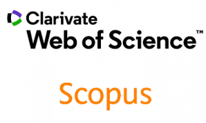 Logos of academic databases Web of Science and Scopus