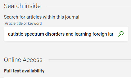 Searching Inside-Journal Title